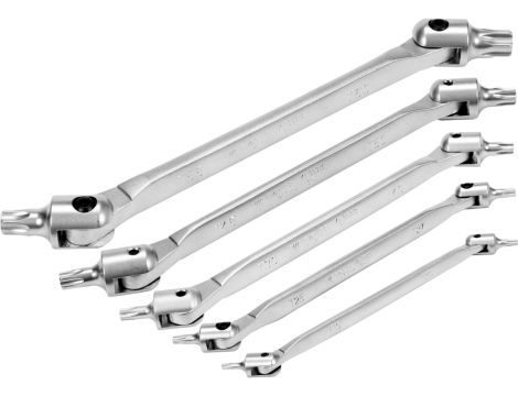 YATO - ZESTAW KLUCZY TORX Z PRZEGUBEM 5SZT. - YT-05320 - 2