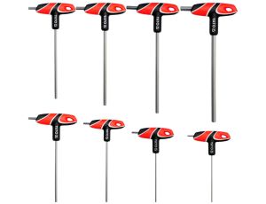 YATO - ZESTAW KLUCZY TRZPIEN. HEX Z RĘKOJE. 8CZ - YT-05583