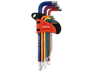 YATO - ZESTAW KLUCZY IMBUSOWYCH 1,5-10MM, 9SZT. - YT-05631