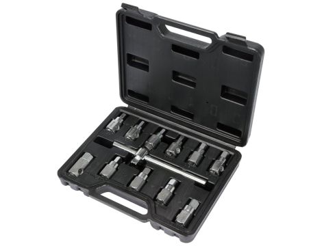 YATO - ZESTAW KLUCZY DO SPUSTU OLEJU 12CZ. - YT-0600 - 2