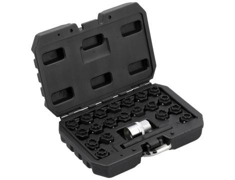 YATO - ZESTAW NASADEK DO ŚRUB  ZABEZPIECZAJĄCYC - YT-060304 - 2