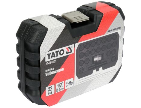 YATO - ZESTAW NASADEK DO ŚRUB  ZABEZPIECZAJĄCYC - YT-060305 - 4