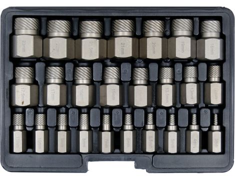 YATO - ZESTAW WYKRĘTAKÓW DO USZKODZONYCH ŚRUB - YT-06034