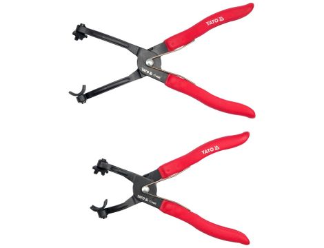 YATO - SZCZYPCE DO OPASEK I PRZEWODÓW GUM 2SZT - YT-0645