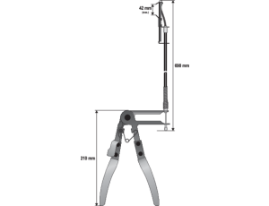 YATO - SZCZYPCE Z LINKĄ DO OPASEK ZACISKOWYCH - YT-0677 - image 2