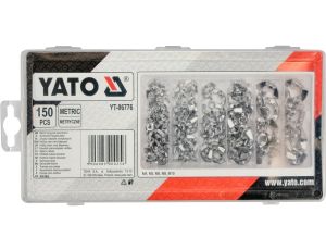 YATO - 150 SZT NAKRĘTKI MOTYLKOWE METRYCZNE MIX - YT-06776 - image 2