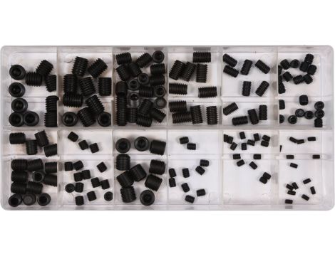 YATO - 160 ŚRUB IMBUSOWE BEZ ŁBA USTALAJĄCE MIX - YT-06777