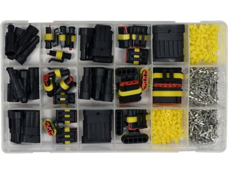 YATO - ZESTAW ZŁĄCZY ELEKTRYCZNYCH HERM 424 SZT - YT-06869