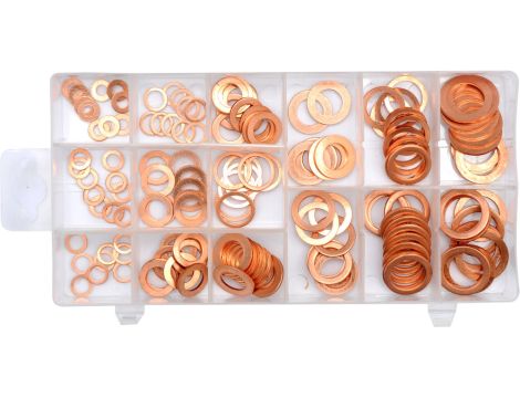 YATO - ZESTAW PODKŁADEK MIEDZIANYCH 150 SZT. - YT-06871