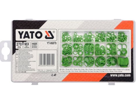YATO - 270 SZT ORINGÓW Z HNBR DO KLIMATYZACJI - YT-06879 - 2