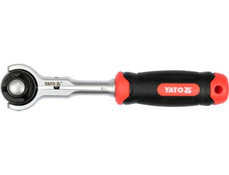 YATO - GRZECHOTKA Z OBROTOWĄ GŁOWICĄ 1/4" - YT-07200