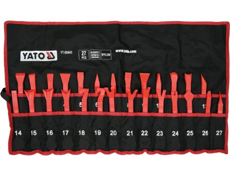 YATO - ZESTAW ŚCIĄGACZY DO TAPICERKI 27CZ - YT-08443