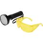 YATO - ZESTAW LATARKA UV 100 LED I OKULARY - YT-08582 - 2