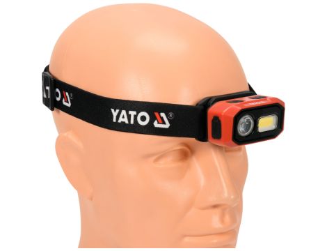 YATO - LATARKA CZOŁOWA 480LM AKU, CZUJNIK RUCHU - YT-08592 - 5