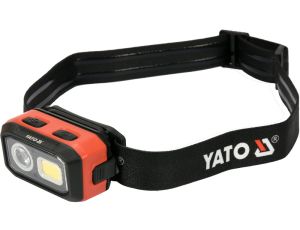 YATO - LATARKA CZOŁOWA 500LM,AKU/3XAAA,CZ.RUCHU - YT-08593