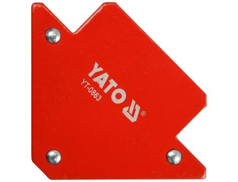 YATO - SPAWALNICZY KĄTOWNIK MAGNET. 82x120X13 - YT-0863