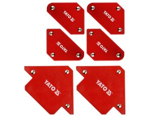 YATO - ZESTAW 6 SZT. SPAW. KĄTOWNIKÓW MAGNET. - YT-08678