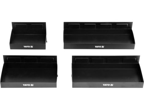YATO - ZESTAW PÓŁEK MAGNETYCZNYCH 4 SZTUKI - YT-08682 - 2