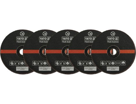YATO - ZEST. TARCZ DO CIĘCIA METALU 75MM - YT-0994