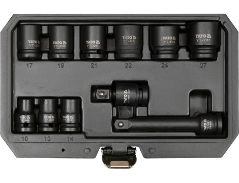 YATO - ZESTAW NASADEK UDAROWYCH 1/2 - YT-10255