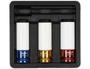 YATO - ZESTAW NASADEK DO ALU FELG 17-19-21MM - YT-1056