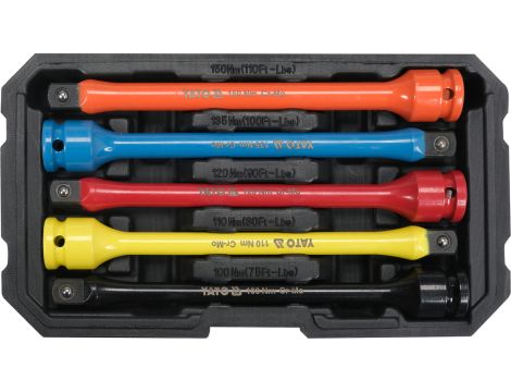 YATO - ZESTAW PRZEDŁUŻEK UDAROWYCH Z OGRANICZ. - YT-10567