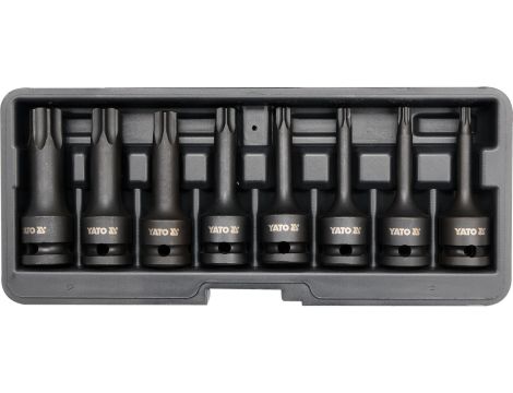 YATO - ZESTAW TRZPIEN. KLUCZY UDAR. TORX 8CZ. - YT-1065