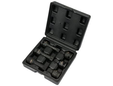 YATO - ZESTAW UDAROWYCH KLUCZY TRZP.SPLINE 1/2" - YT-10652 - 2