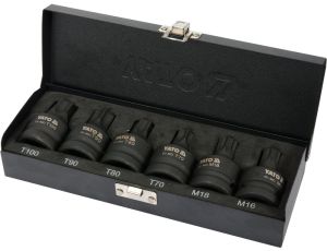 YATO - ZESTAW UDAR. KLUCZY TRZPIEN. TORX/SPLINE - YT-10653 - image 2