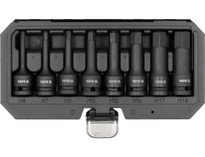 YATO - ZESTAW TRZPIEN. KLUCZY UDAR. HEX 8CZ. - YT-1066