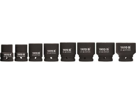 YATO - NASADKI UDAROWE 3/4" 22-41MM 8SZT. - YT-1115