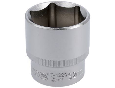 YATO - NASADKA 32MM 1/2"6-KĄT. CV KRÓTKA - YT-1220