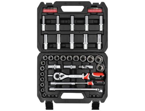 YATO - ZESTAW NARZĘDZIOWY 1/2' 60CZ. - YT-12660