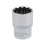 YATO - NASADKA 21MM 1/2"  12-KĄT. CV  KRÓTKA - YT-1283 - 2