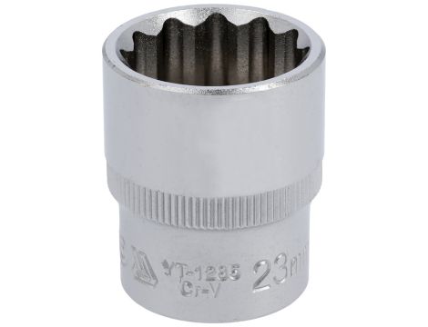YATO - NASADKA 23MM 1/2"  12-KĄT. CV  KRÓTKA - YT-1285