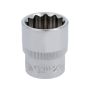 YATO - NASADKA 23MM 1/2"  12-KĄT. CV  KRÓTKA - YT-1285 - 2