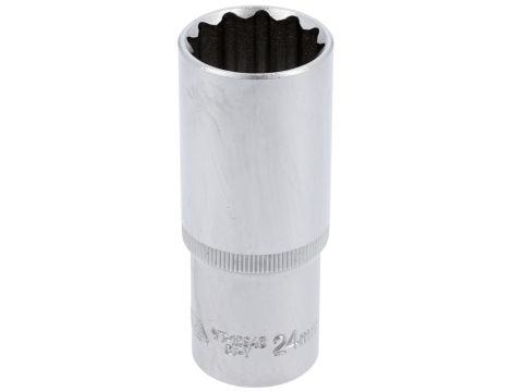YATO - NASADKA 24MM 1/2"  12-KĄT. CV DŁUGA - YT-12946