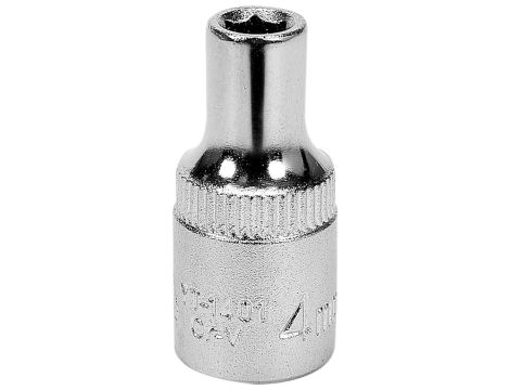 YATO - NASADKA  7MM 1/4"  6-KĄT. CV KRÓTKA - YT-1406