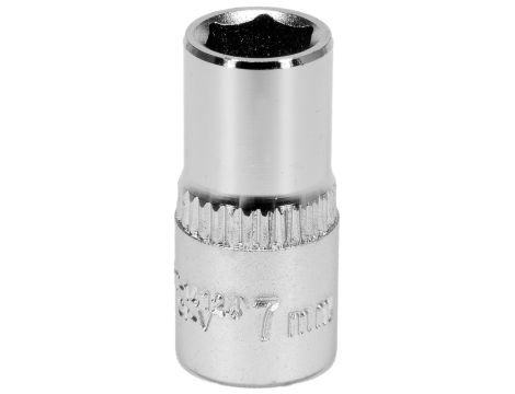 YATO - NASADKA 7MM 1/4" 6-KĄT. CV KRÓTKA - YT-14124