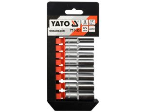 YATO - ZESTAW NASADEK DŁUGICH  1/4