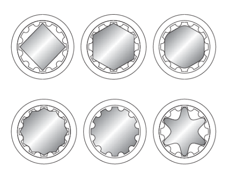 YATO - NASADKA SPLINE 1/2" *13MM*38MM - YT-14825 - 2
