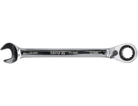 YATO - KLUCZ PŁASKO-OCZKOWY Z GRZECHOTKĄ 12MM - YT-1655