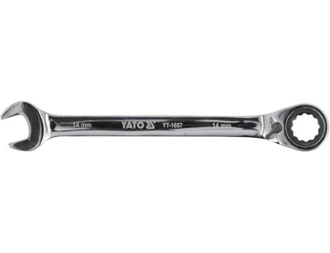 YATO - KLUCZ PŁASKO-OCZKOWY Z GRZECHOTKĄ 14MM - YT-1657
