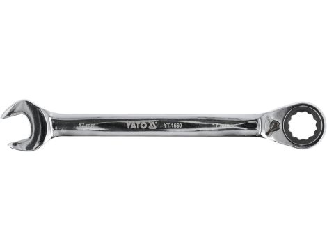 YATO - KLUCZ PŁASKO-OCZKOWY Z GRZECHOTKĄ 17MM - YT-1660