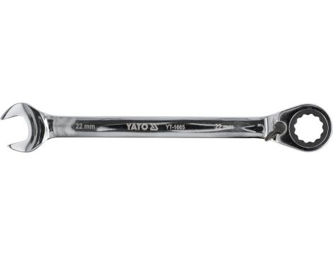 YATO - KLUCZ PŁASKO-OCZKOWY Z GRZECHOTKĄ 22MM - YT-1665