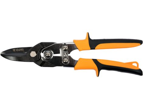 YATO - NOŻYCE DO BLACHY PROSTE CrM czarne ostrz - YT-1912