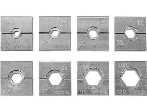 YATO - MATRYCE WYMIENNE DO PRASKI YT-22860 - YT-22863