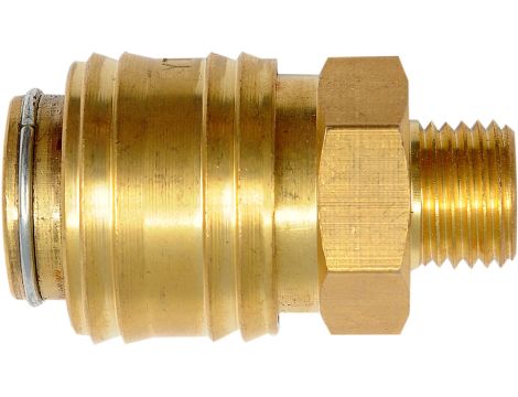 YATO - SZYBKOZAŁĄCZE MOSIĘŻNE, GWINT ZEW G1/4" - YT-24094