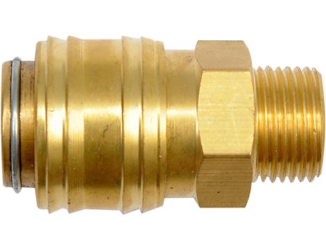 YATO - SZYBKOZAŁĄCZE MOSIĘŻNE, GWINT ZEW G3/8" - YT-24095