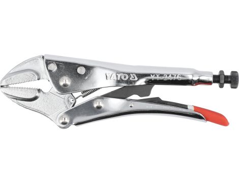 YATO - SZCZYPCE ZACISKOWE PŁASKIE Z BLOKADĄ 250 - YT-2476